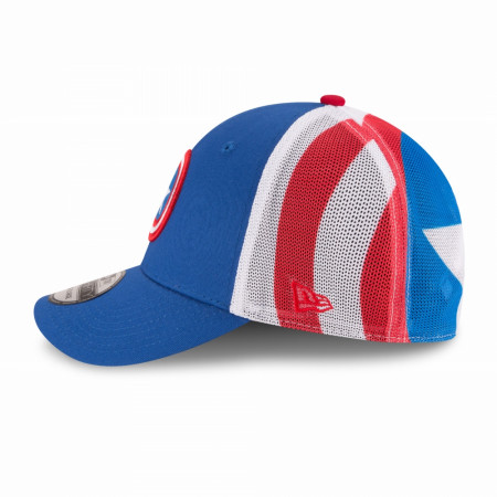 Captain America Wrapped Star Symbol New Era 39Thirty Fitted Hat